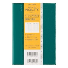 NOLTY Planner 2026 B6 Vertical Carrel 2 Green 2060 2025 December Start