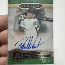 Daulton Varsho Autograph Green /15 Topps Five Star 2021 SP D-Backs/BlueJays MLB