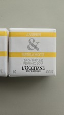 LOT OF THREE-- L'Occitane Jasmin Bergamote Bar Perfumed Soap 50g 1.7oz New