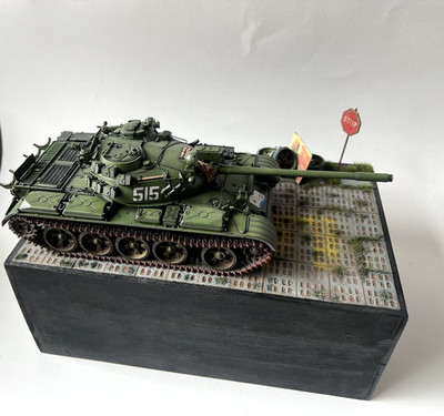 1 35 Scalemodel Soviet T-55 A Tank Diorama/Szenerie
