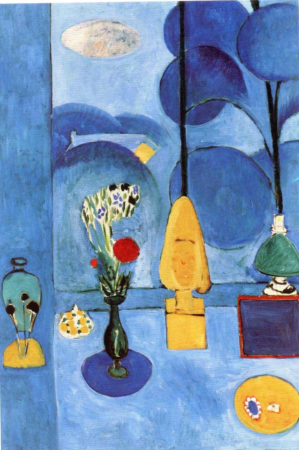 The Blue Window, Henri Matisse (French, 1869-1954) --New POSTCARD