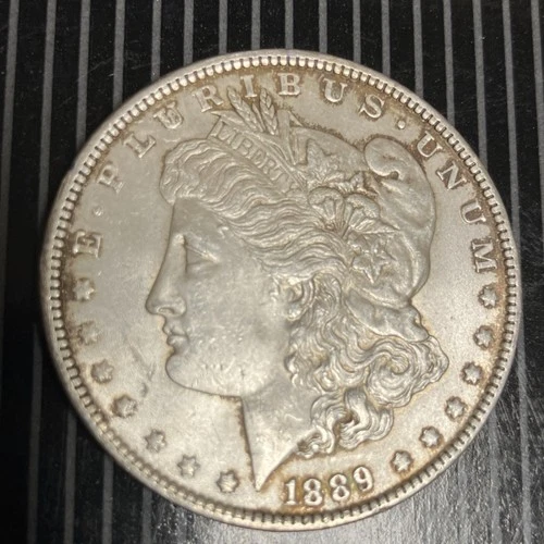 1889 Morgan Silver Dollar $1 Circulated 0.9 Fineness US Coin