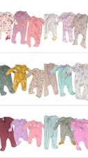 Baby Girl 64 Pc Clothes Newborn  0-3 Tops Pants Sleepers Pajamas Lot Swaddle