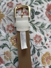 New White Steve Madden Belt Size Large 42 Inches — photo 3