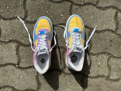 Nike Air Force 1 Low Top Sneaker Farbenveränderung bei Sonnenlicht Unisex Gr 40