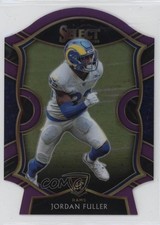 2020 Panini Select Concourse Purple Prizm Die-Cut Jordan Fuller #75 6o3