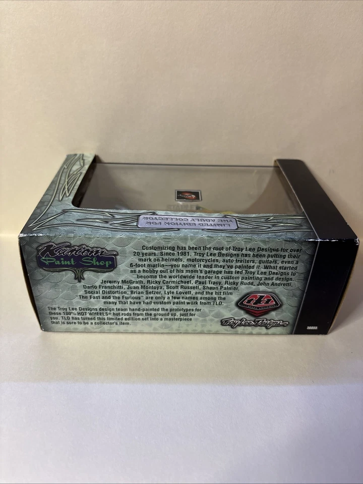 Hot Wheels 100% Troy Lee Designs Go-mad and ‘57 Cadillac Collectors 2 Car Set - Image 2 of 4