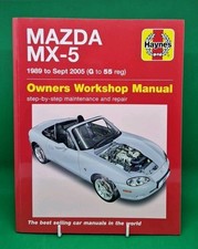 Haynes MAZDA MX-5 1989 - Sept 2005 (G to 55 Reg) Owners Workshop Manual: 2014 PB
