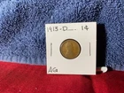 Lincoln Wheat Penny 1913-D About Good