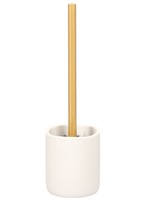 ToilettenbüRste Wc-BüRste KlobüRste Creme 37Cm Wc-Garnitur Polyresin Badezimmer