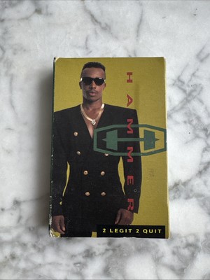 MC Hammer 2 Legit 2 Quit Single Cassette Tape 1991 Capitol Records