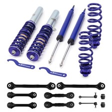 Coilovers+Rear Wisbone Track Control Arm Kit for BMW 1 E81 E87 2004-2012