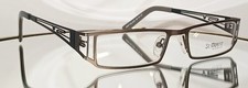 Vintage Originale ST. MORITZ LORI Eyeglasses GREY/BLACK New Metal 50-18-137