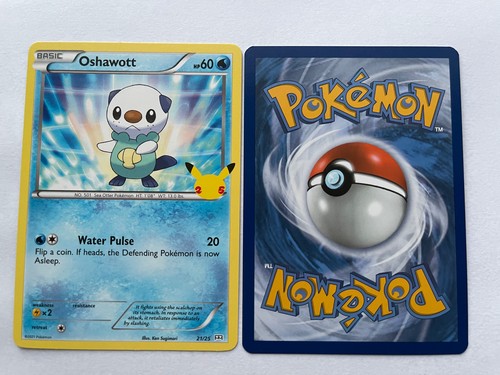 Pokemon TCG McDonald’s 2021 25th Anniversary Card 21/25 Oshawott