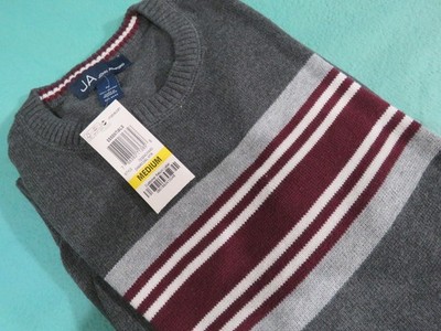 Macy's John Ashford sweater Medium size charcoal stylish, tag still attached