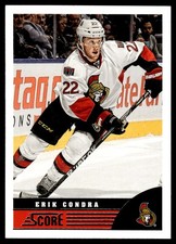 2013-14 Score Erik Condra Ottawa Senators #355