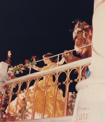 1970s Pretty Woman Belle Beast Disney Costume Parade Float Night Celebration