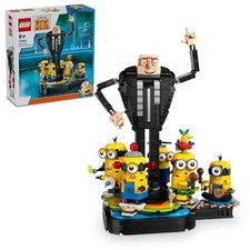 LEGO Minions Brick-Built Gru and Minions Toy Blocks Girls Boys 75582