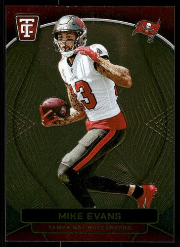 2024 Panini Totally Certified Football Mirror Neon Orange Mike Evans #88