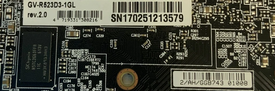 GIGABYTE GV-R523D3-1GL Ultra Durable 2 Radeon R5 230 1GB DDR3 Graphic Card "P6B" - Image 4 of 4