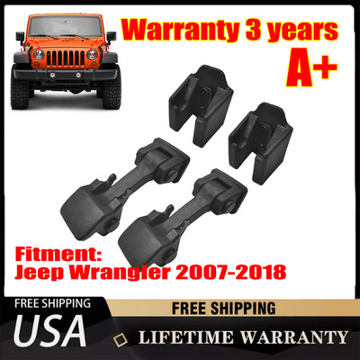 For Jeep JK Wrangler 2007-2018 Front Locking Latch Catch Hood Hood Kit Lock New