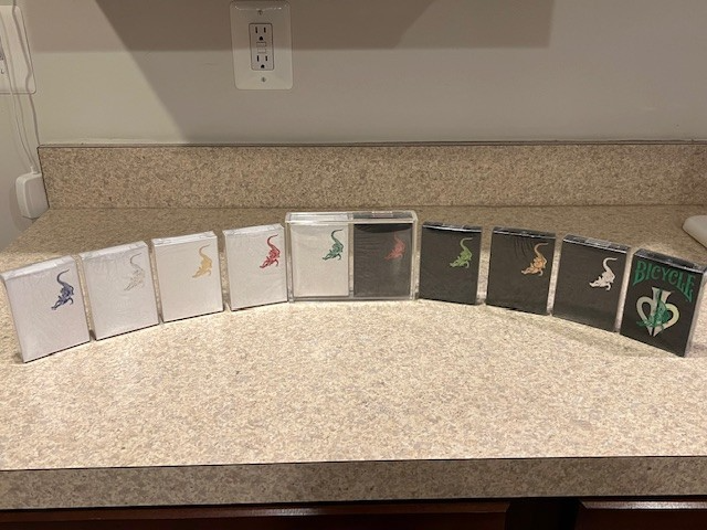 Complete Set - David Blaine Gatorback Playing Cards - + Holo