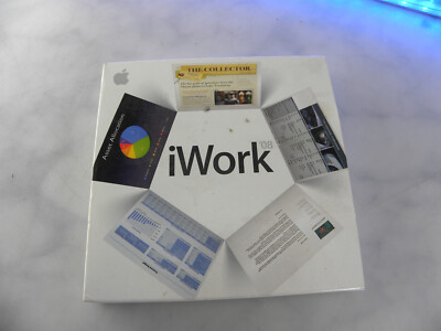 Original Apple iWork '08 Einzelhandelspackung UK VERKÄUFER KOSTENLOSER VERSAND #252