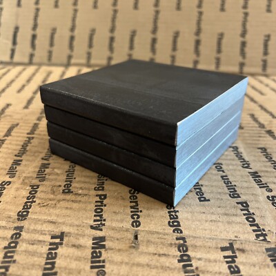 1/2" X 4" Flat Steel Bar – 4 Pieces, 4' Long Each – Prime Stock For Welding (USA Made)
