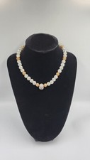 MLB Inspired Boys Rhinestone Crystal 8mm Ball Beaded Baseball Necklace.
