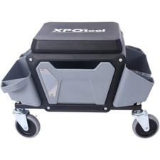 330lbs Mechanics Rolling Seat Creeper Garage Stool Shop Car Work Tool Storage