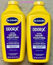 Dr. Scholl's Odor-X Ultra Odor Fighting Foot Powder - 6.25 oz - 2-PACK