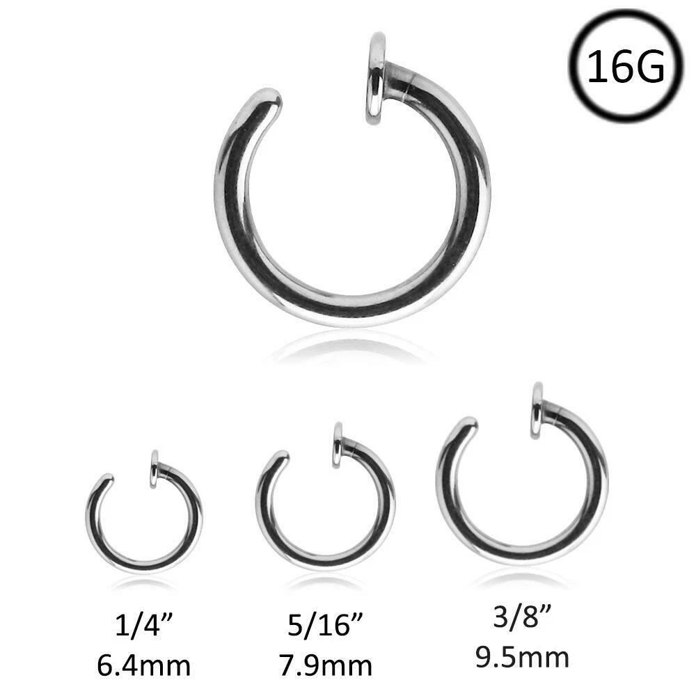 16 gauge titanium nose ring deals