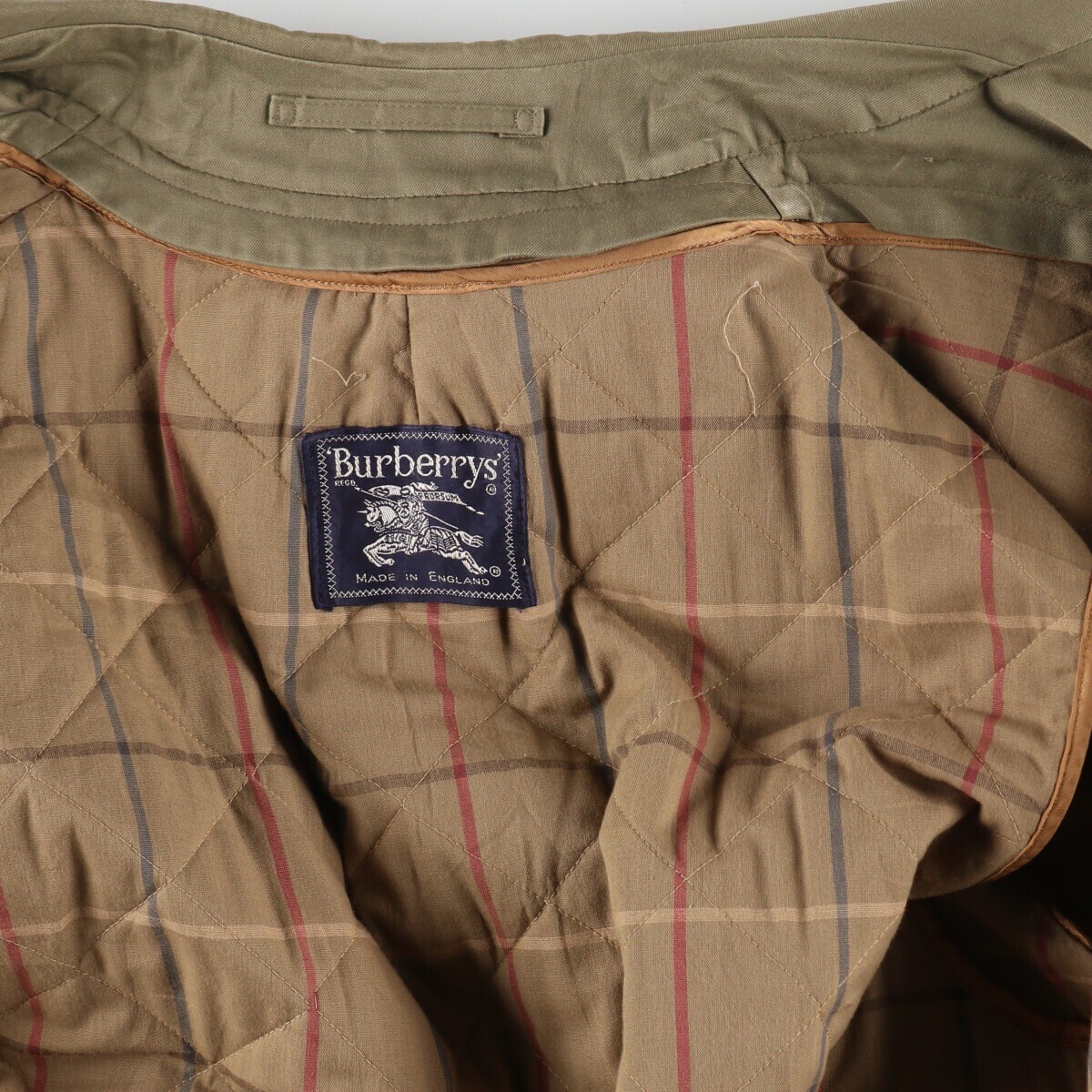 Burberry's Balmacaan coat with liner, made in England, men's