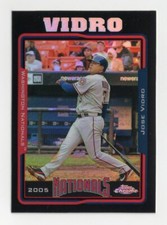  2005 Topps Chrome Update Black Refractor #67 Jose Vidro 167/250