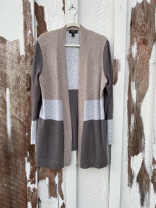 charter club color block cardigan