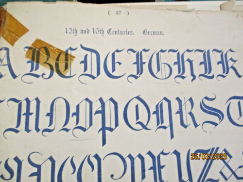 F Delamotte THE BOOK OF ORNAMENTAL ALPHABETS ANCIENT AND MEDIAEVAL hc c1858 - Picture 9 of 16