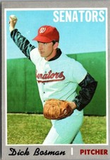 1970 Topps - #175 Dick Bosman A678