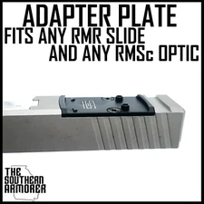 Adapter Plate for RMR slide to fit RMSc 407K 507K ROMEO ZERO Red Dot Optics