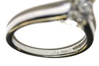 Platinum .62ct round diamond engagement ring 6.4g ladies unique 8.5 — photo 6