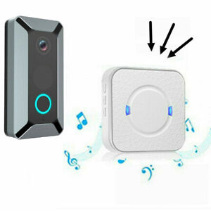 WiFi Smart Wireless Door Bell Camera Video Receiver Doorbell Ring Chime Security