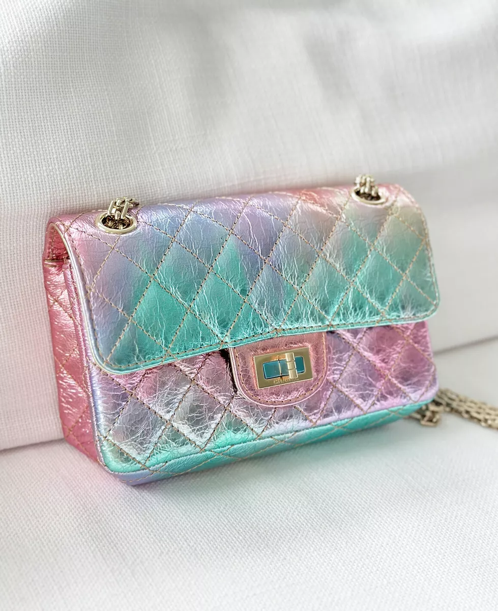 *Brand new* Chanel 20A Mini 2.55 Bag Rainbow mermaid *very Rare*