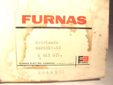 FURNAS 48DB21A-A4 OVERLOAD RELAY WITH 2 H25 HEATERS 48DB21AA4