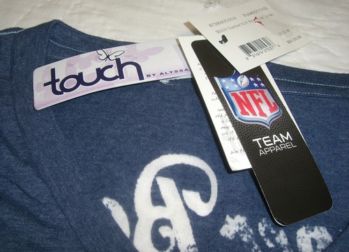 Super Bowl XLVIII NFL Alyssa Milano "TOUCH" Bling T-Shirt Damen Größe Medium   - Bild 5 von 6