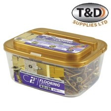 Timco C2 4.2x55mm Flooring Screws – 250 Screws Free Torx Bit for MDF & Chipboard