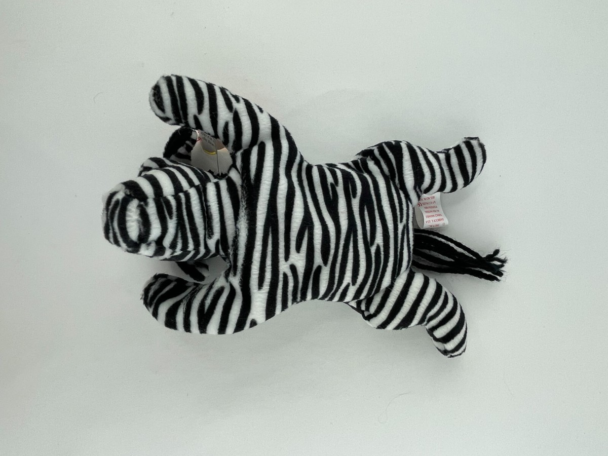 Ty Beanie Babies Ziggy the Zebra - Birth date 12-24-95 style 4063
