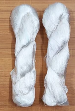 2 Thread Yarn Lace Skeins Knitting Work Reel Silk Fabric 230gm Woven Sari