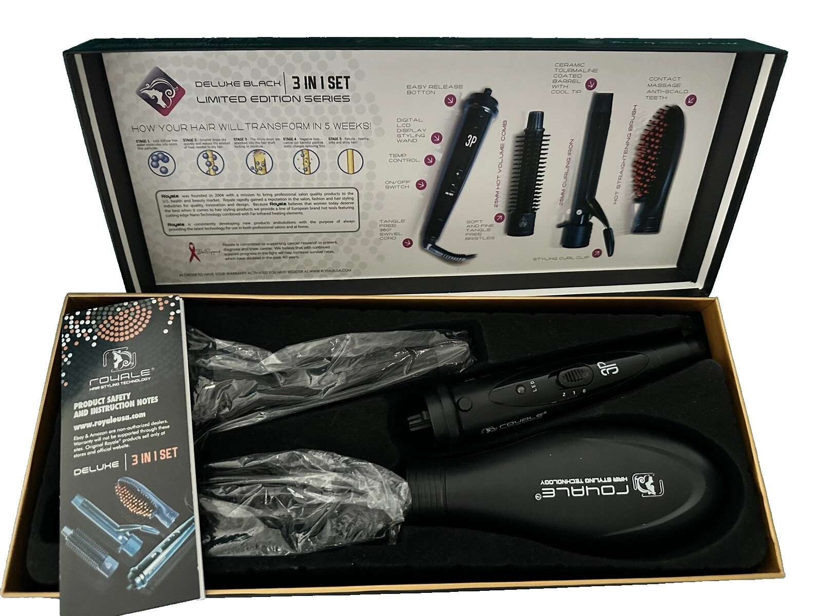Royale Ceramic Hair Straighteners & Curling Irons