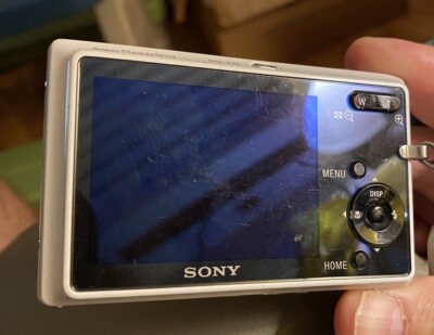 Sony Cyber-shot DSC-T20 8.1MP Retro Digital Camera - White - | eBay