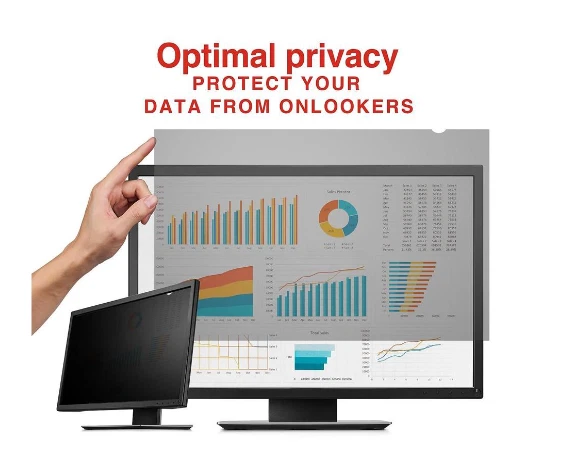 Staples 41940 Laptop 22" Widescreen Privacy Screen Filter Black 949495 - Image 3 of 4