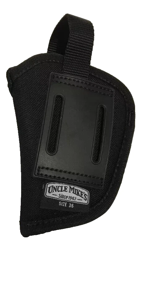 UNCLE MIKE'S SIZE 36 2-3" LEFT HAND BLACK SIDEKICK CORDURA HIP HOLSTER, NEW! - Image 3 of 4
